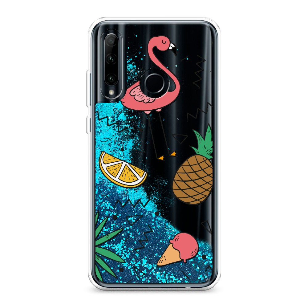 фото Силиконовый чехол "звездочки графика белая" на zte red magic 5s awog