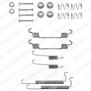 Ремкомплект Барабанных Колодок Opel Astra F/Corsa B/Corsa C/Tigra A Delphi Ly1133 Delphi а