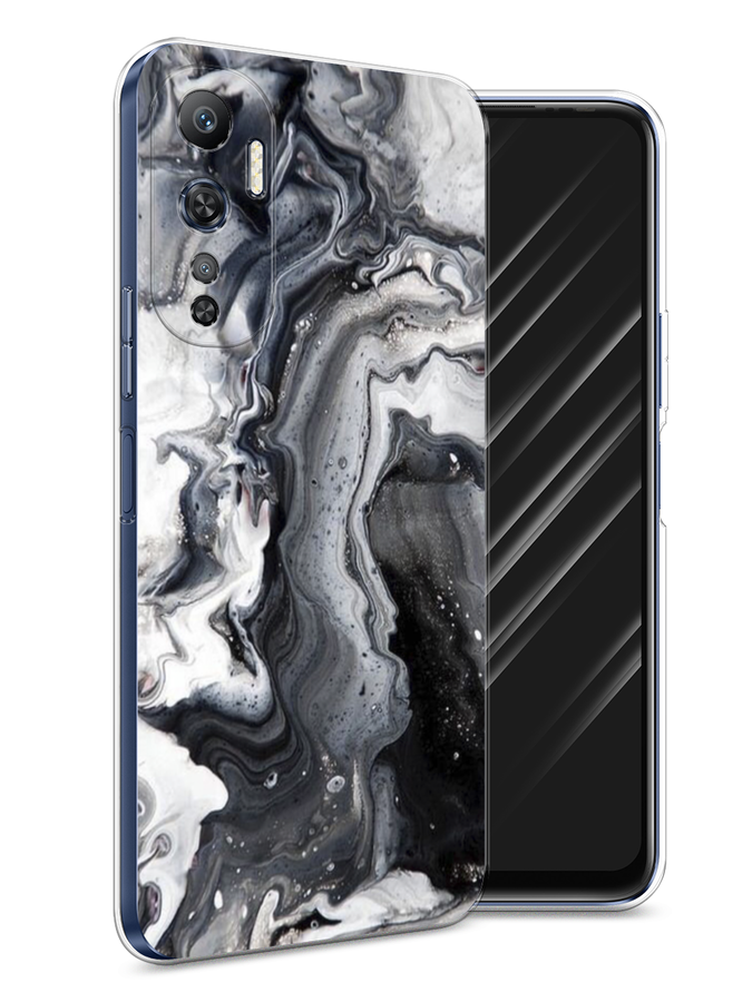 

Чехол Awog на Infinix Hot 20 4G "Облака", Голубой;розовый, 3103150-4