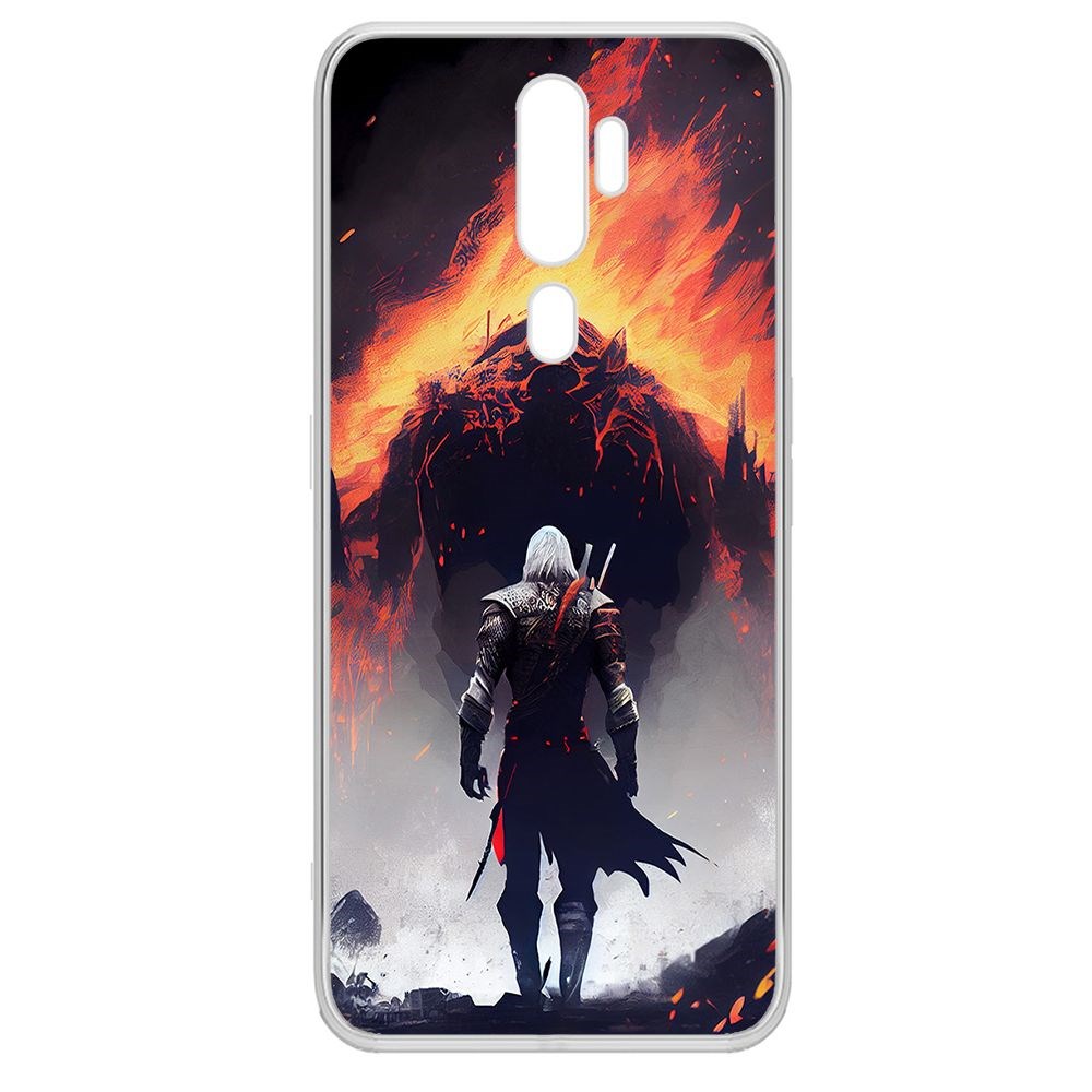 

Чехол-накладка Krutoff Clear Case Ведьмак. Геральт для Oppo A9 (2020), Прозрачный