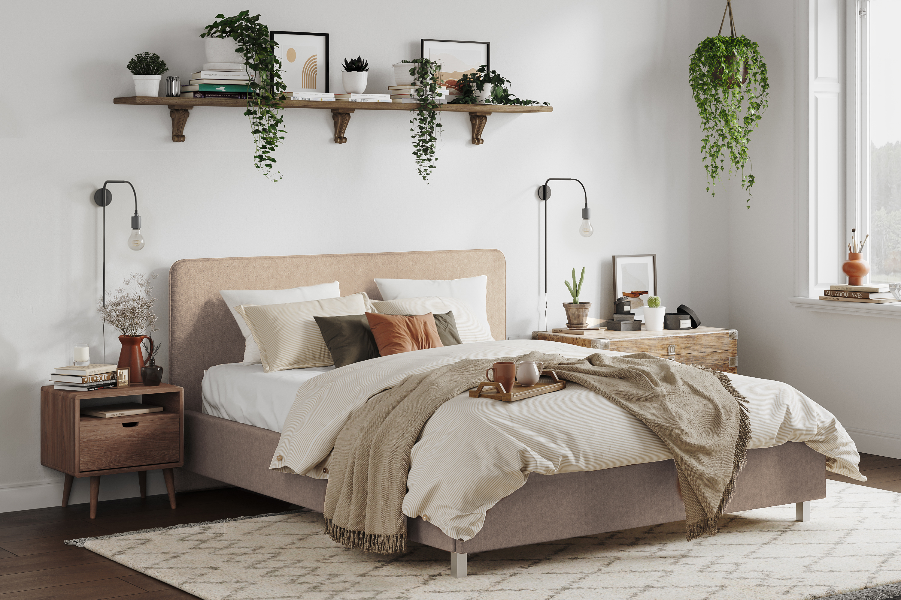 

Кровать COSTA CST_Мелисса CST_Мелисса_4_160*200, Бежевый, CST_Мелисса