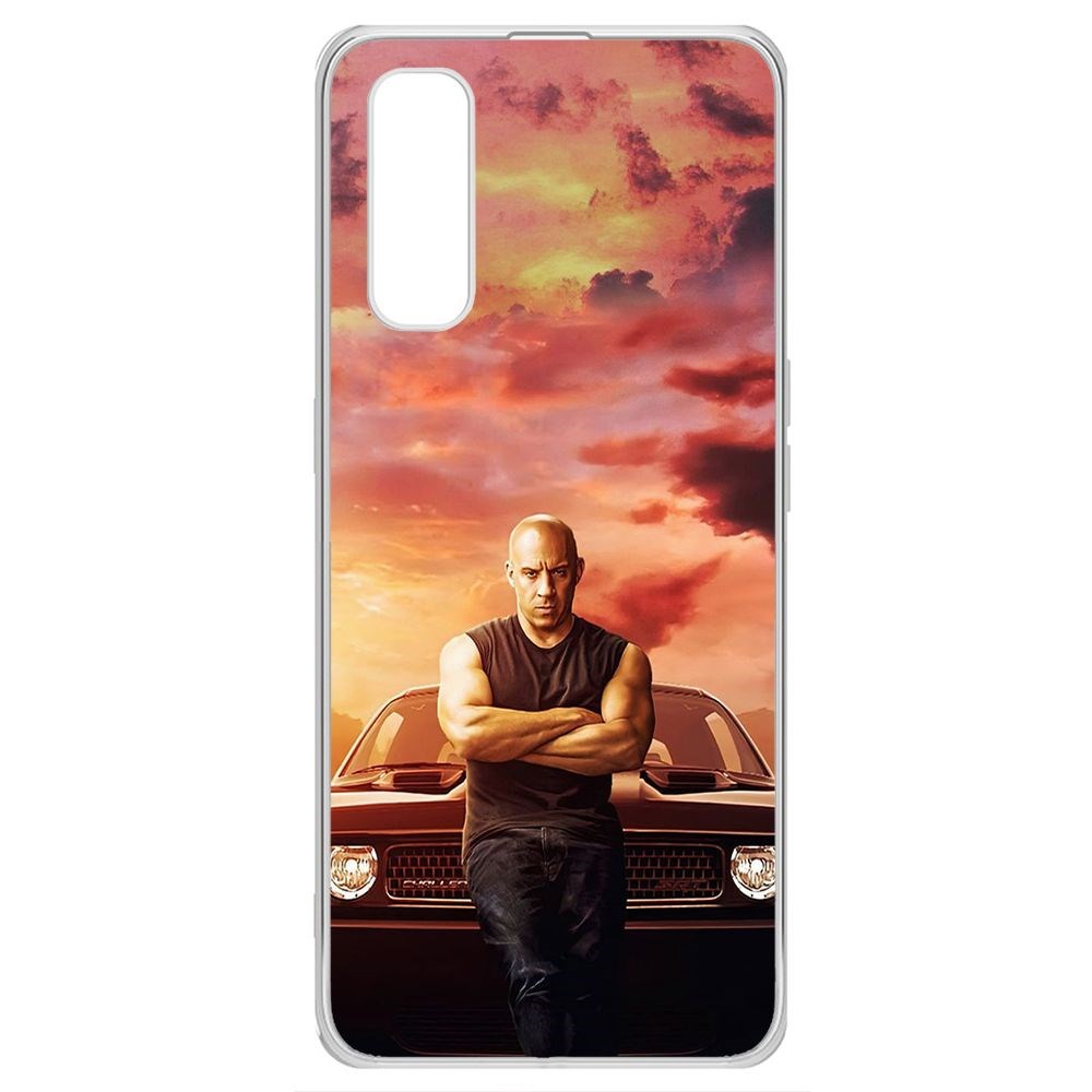 

Чехол-накладка Krutoff Clear Case Форсаж. Доминик Торетто для Oppo Find X2, Прозрачный