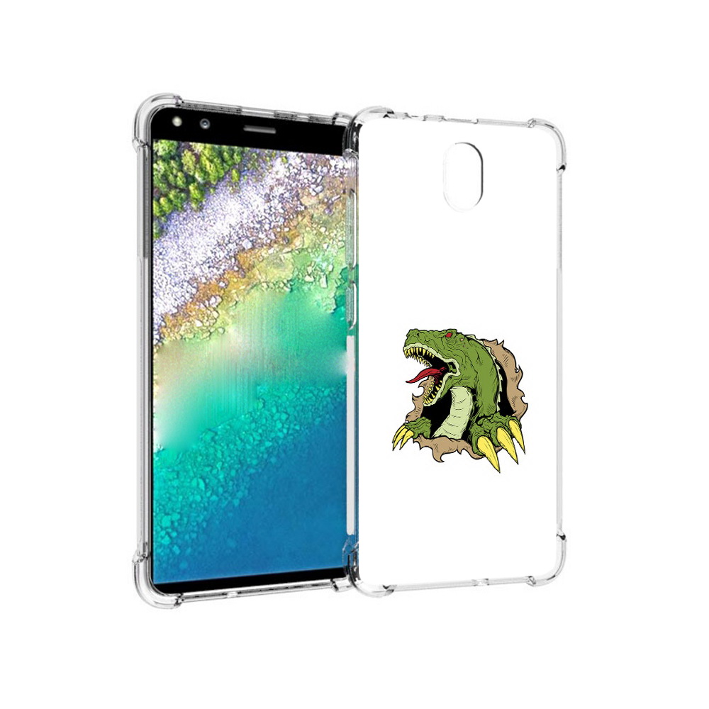 

Чехол MyPads Tocco для Nokia C01 Plus годзила (PT161800.114.290), Прозрачный, Tocco