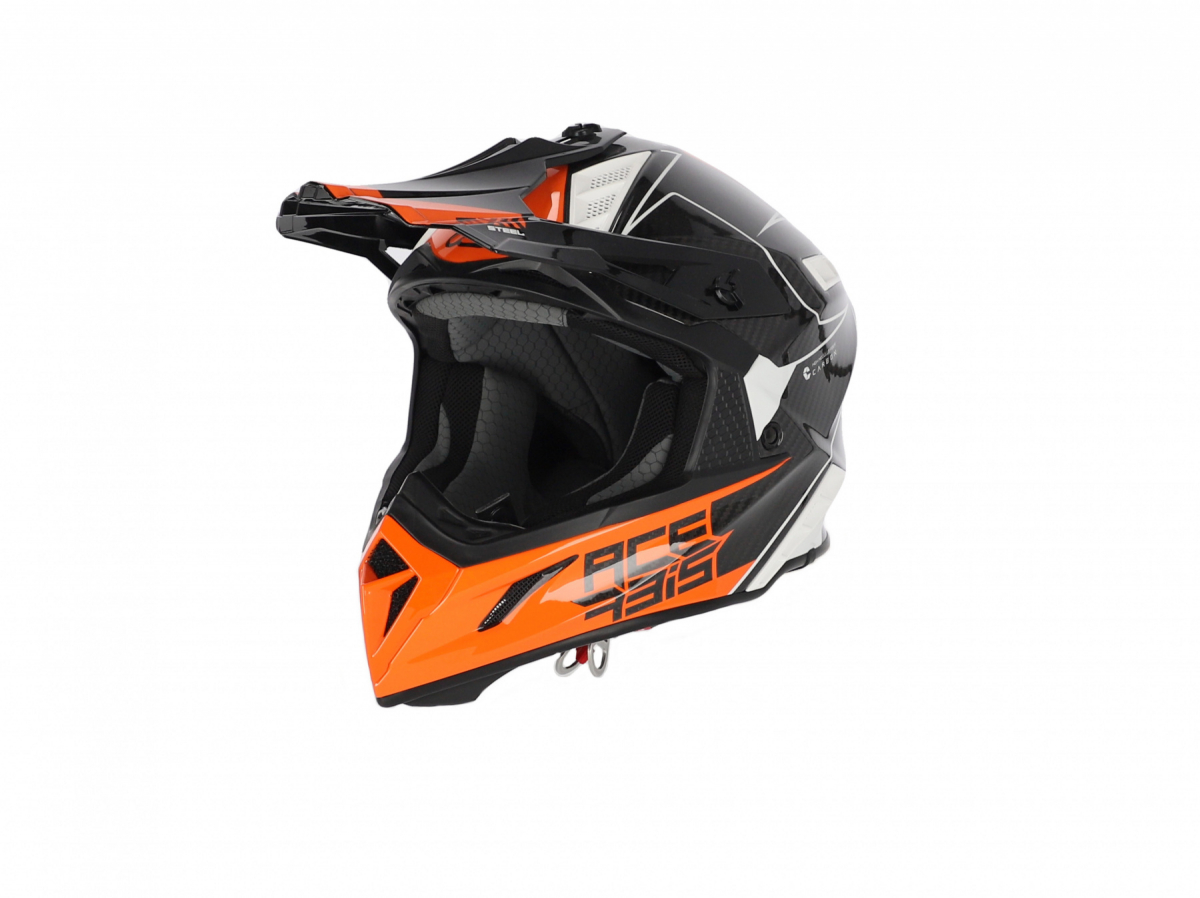 

Шлем Acerbis STEEL CARBON арт.0023424.229.061 White/Orange XS, Оранжевый;черный