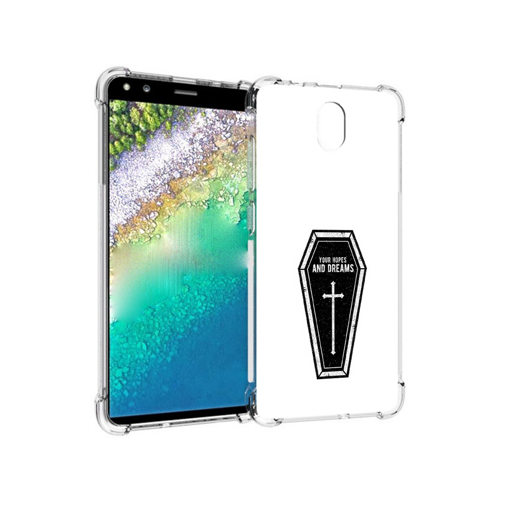

Чехол MyPads Tocco для Nokia C01 Plus гроб с мечтами (PT161800.114.299), Прозрачный, Tocco