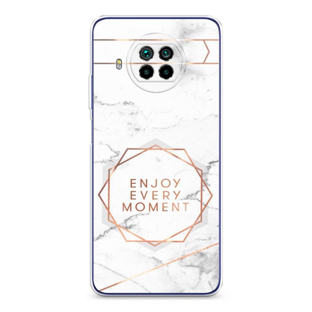 

Чехол Awog на Xiaomi Mi 10T Lite "Enjoy every moment мрамор", Разноцветный, 39150-7