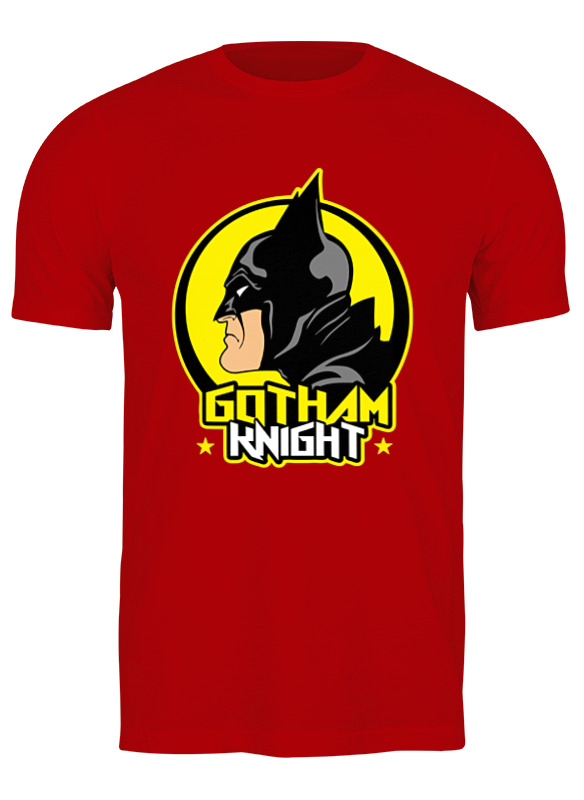 

Футболка мужская Printio Gotham knight красная 3XL, Красный, Gotham knight