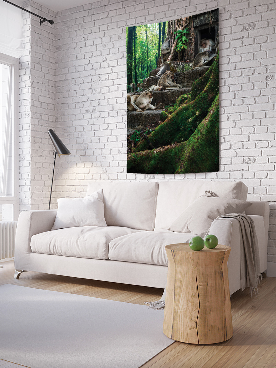 

Вертикальное фотопанно на стену JoyArty Сборище обезьян 100x150 см, Сборище обезьян