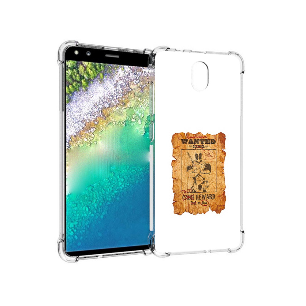 

Чехол MyPads Tocco для Nokia C01 Plus дедпул (PT161800.114.317), Прозрачный, Tocco