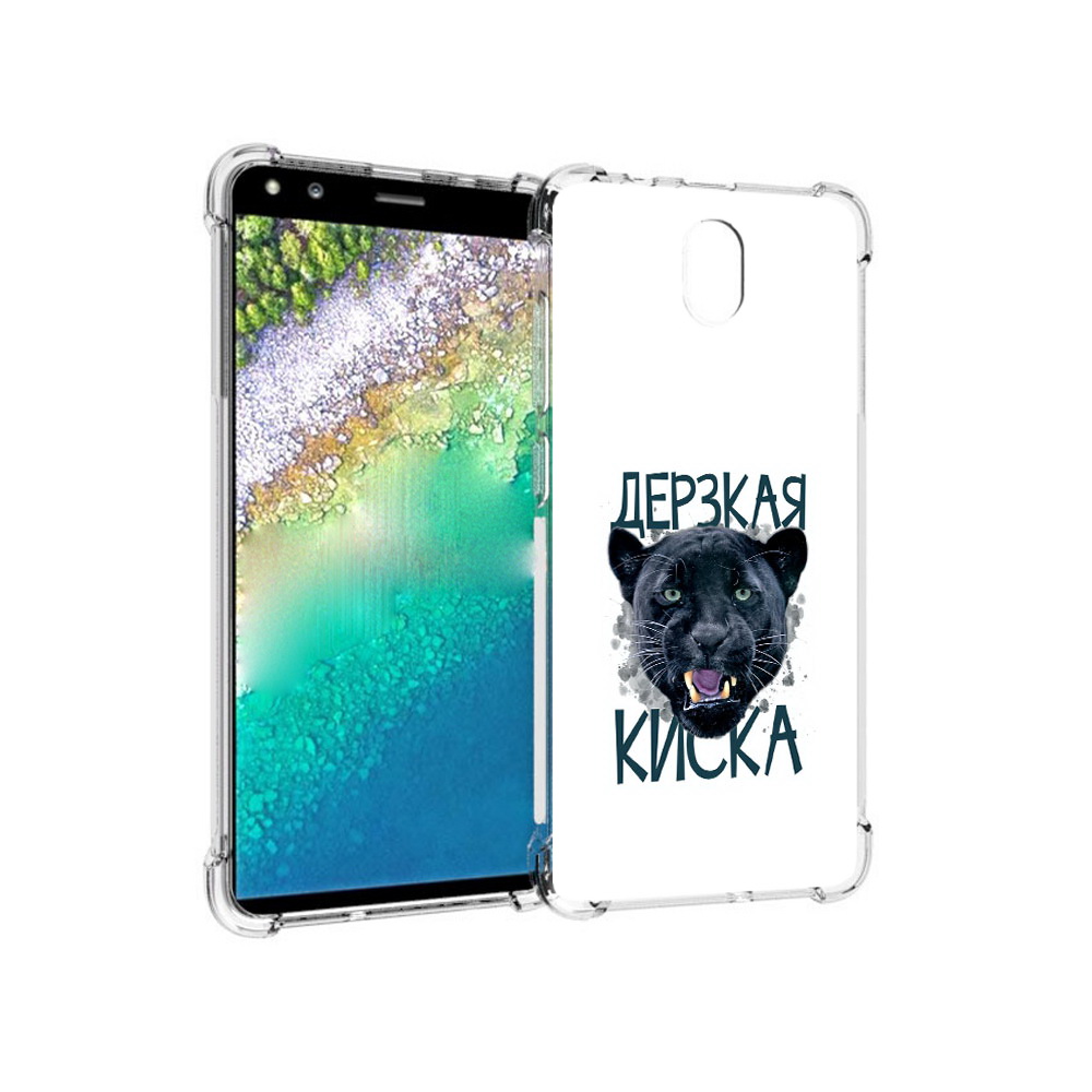 

Чехол MyPads Tocco для Nokia C01 Plus дерзкая киска (PT161800.114.319), Прозрачный, Tocco