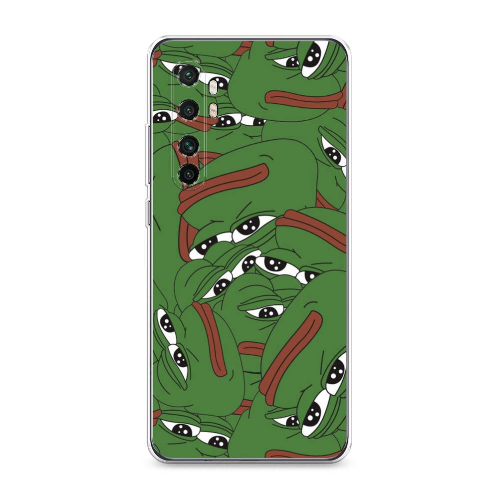 

Чехол Awog на Xiaomi Mi Note 10 Lite "Печальный frog", Разноцветный, 38450-9
