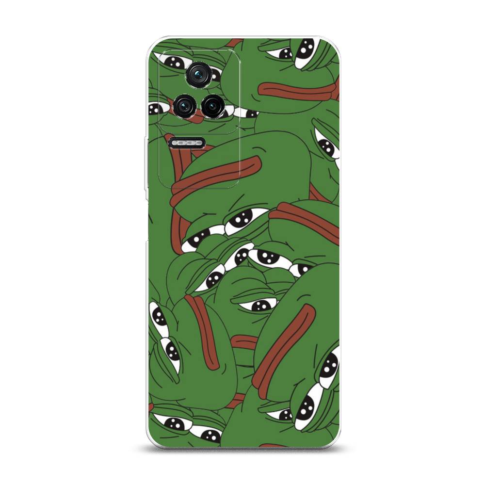 

Чехол Awog на Poco F4 "Печальный frog", Разноцветный, 315350-9