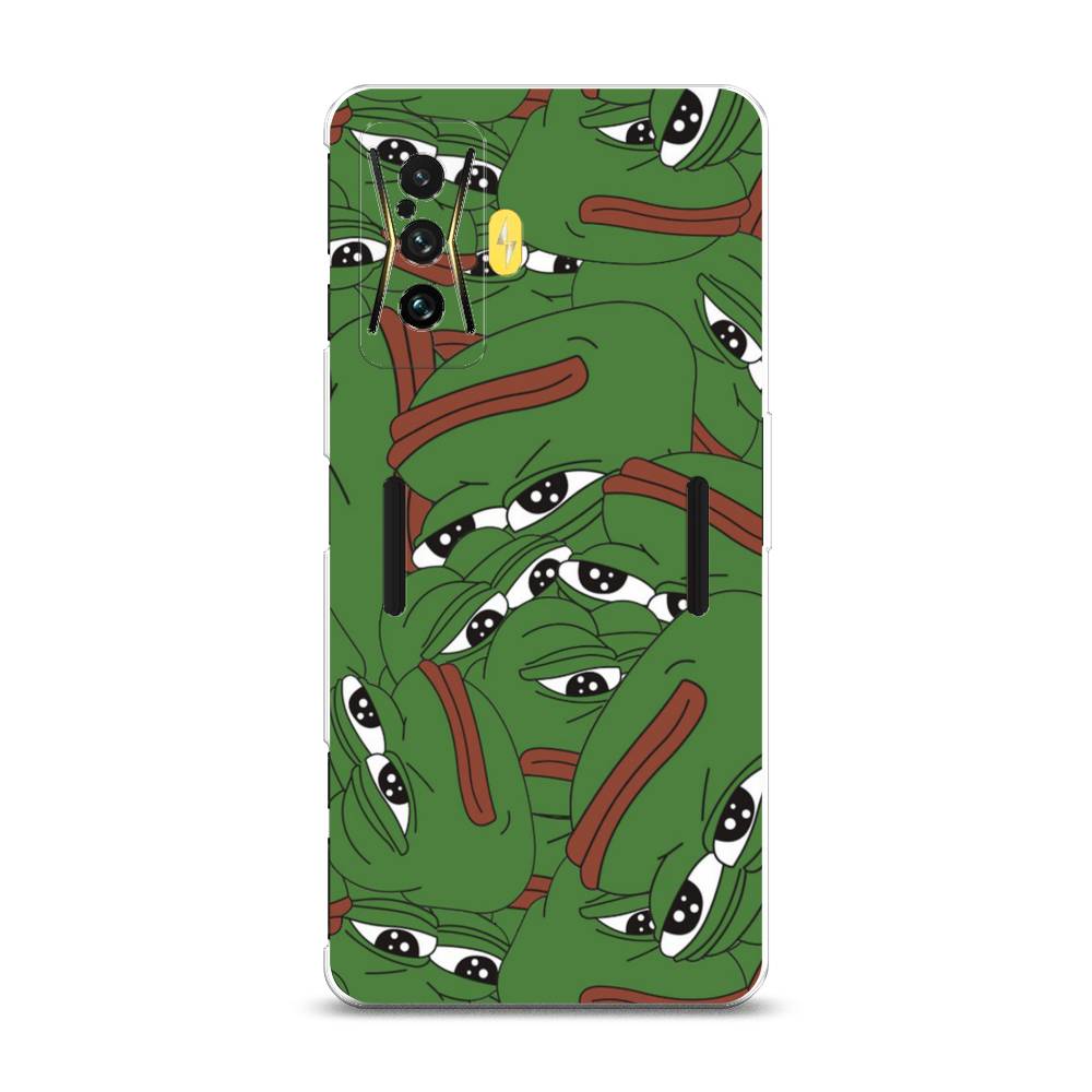 

Чехол Awog на Xiaomi Redmi K50 GE/F4 GT "Печальный frog", Разноцветный, 314950-9