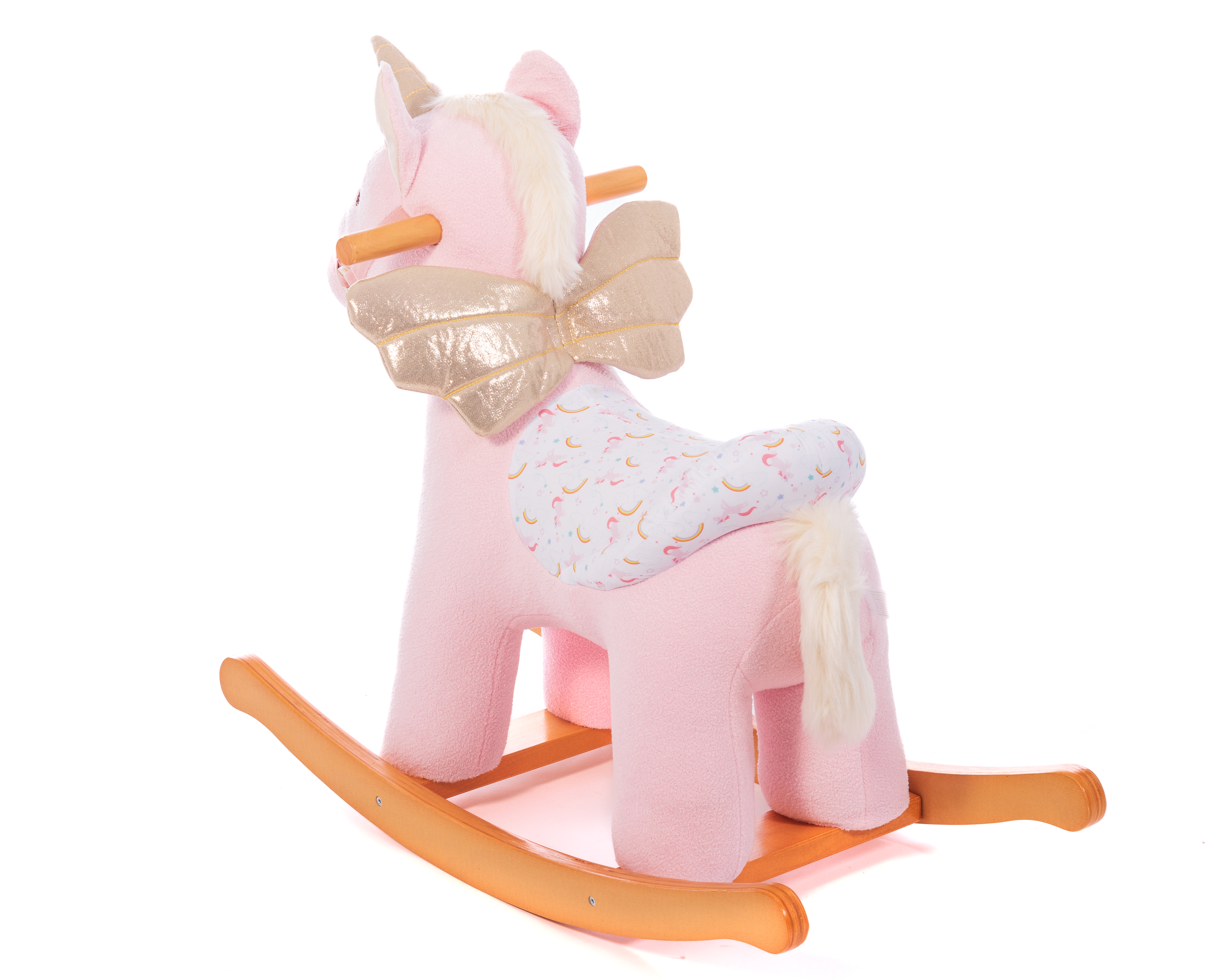 

Игрушка качалка детская Forest kids Lukafu Единорог розовый, Lukafu