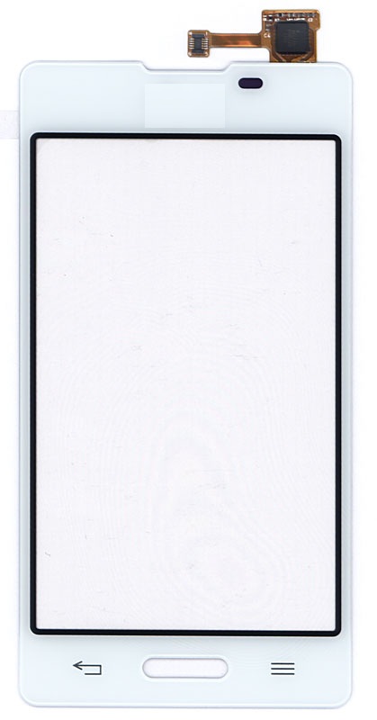 Сенсорное стекло (тачскрин) для LG Optimus L5 II E450 E460 белое