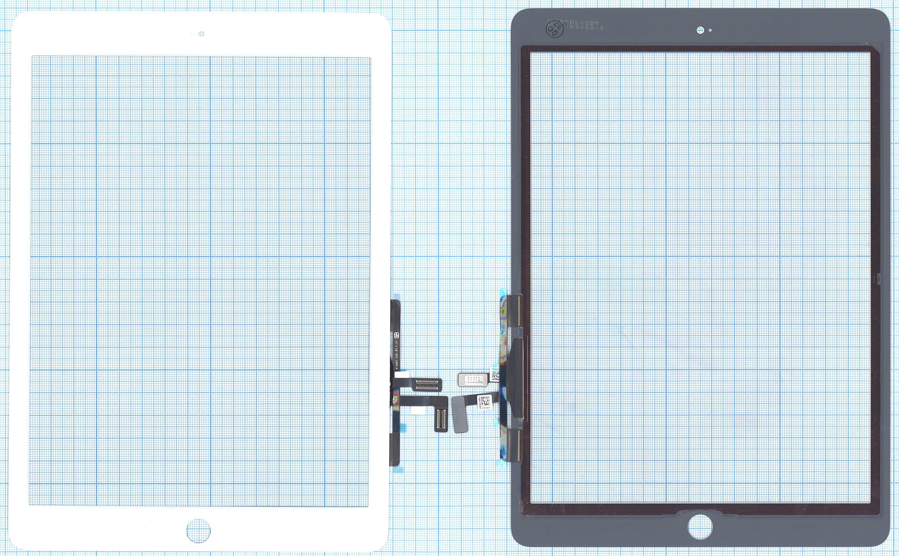 

Сенсорное стекло (тачскрин) для iPad Air (A1474, A1475, A1476) белое OEM