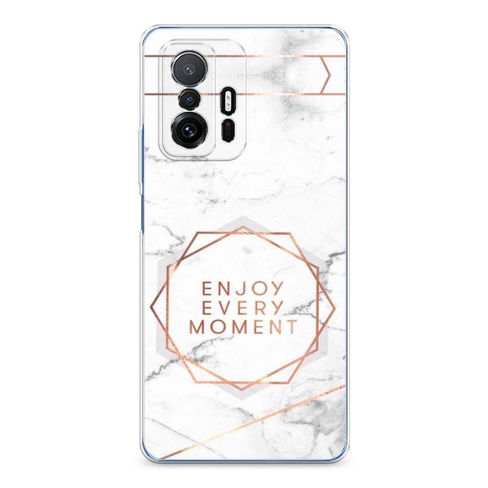

Чехол Awog на Xiaomi Mi 11T/11T Pro "Enjoy every moment мрамор", Разноцветный, 313750-7
