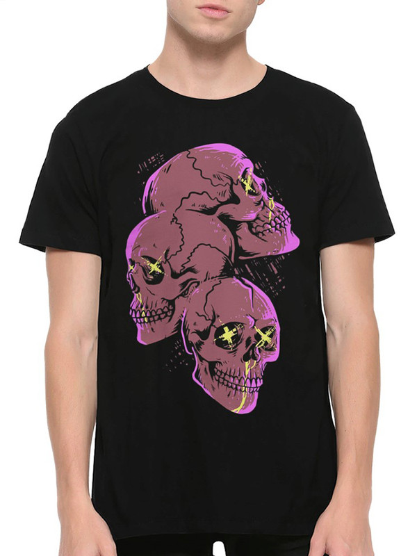 

Футболка мужская DreamShirts Studio Черепа / Skulls / черная 2XL, Черный, Черепа / Skulls /