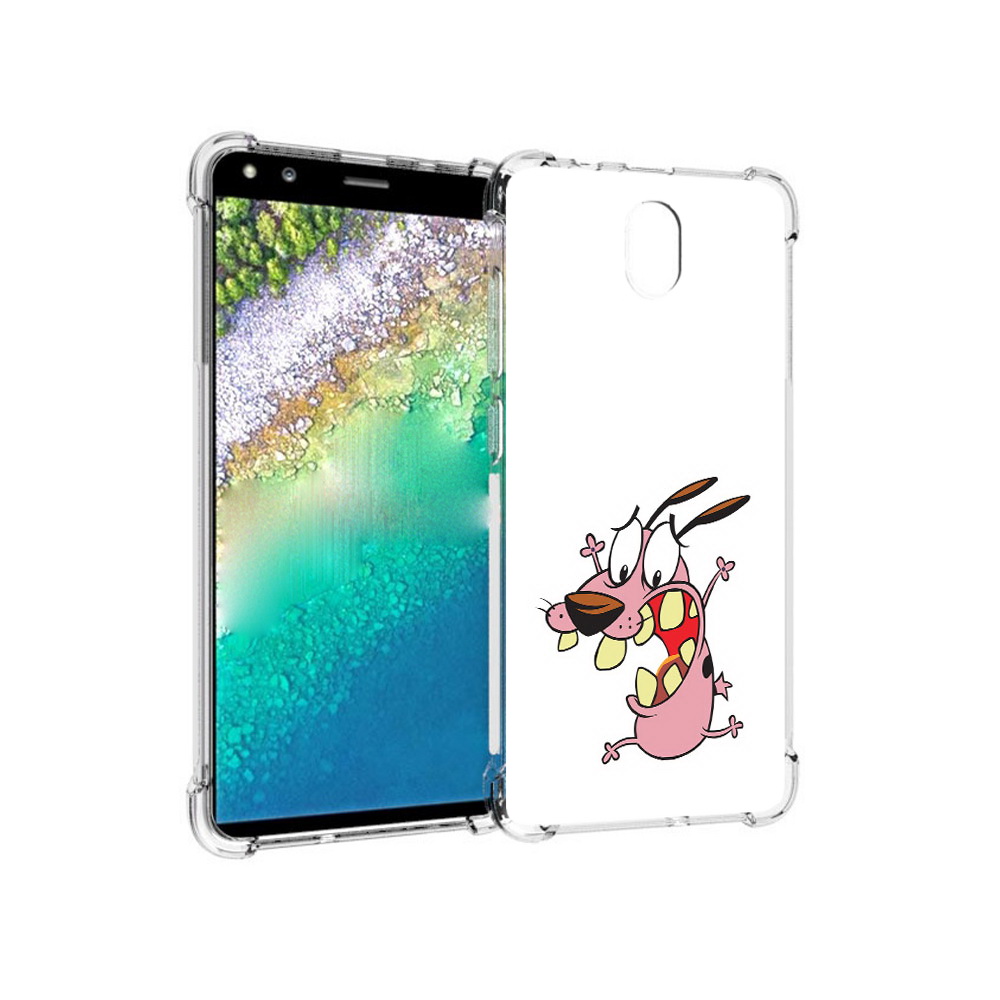

Чехол MyPads Tocco для Nokia C01 Plus зубастый бобик (PT161800.114.371), Прозрачный, Tocco