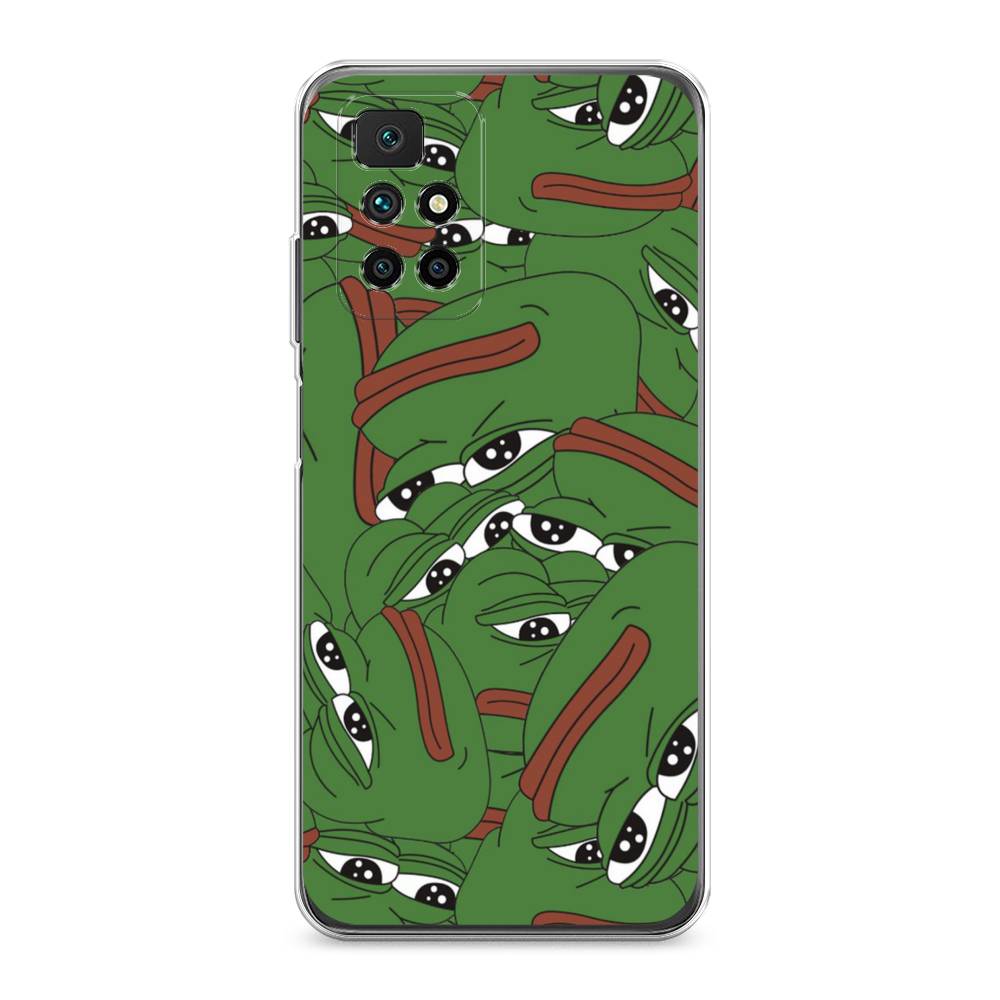 

Чехол Awog на Xiaomi Redmi 10 "Печальный frog", Разноцветный, 311350-9