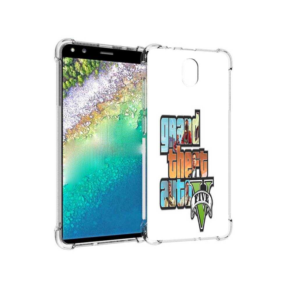 

Чехол MyPads Tocco для Nokia C01 Plus игра гта (PT161800.114.373), Прозрачный, Tocco