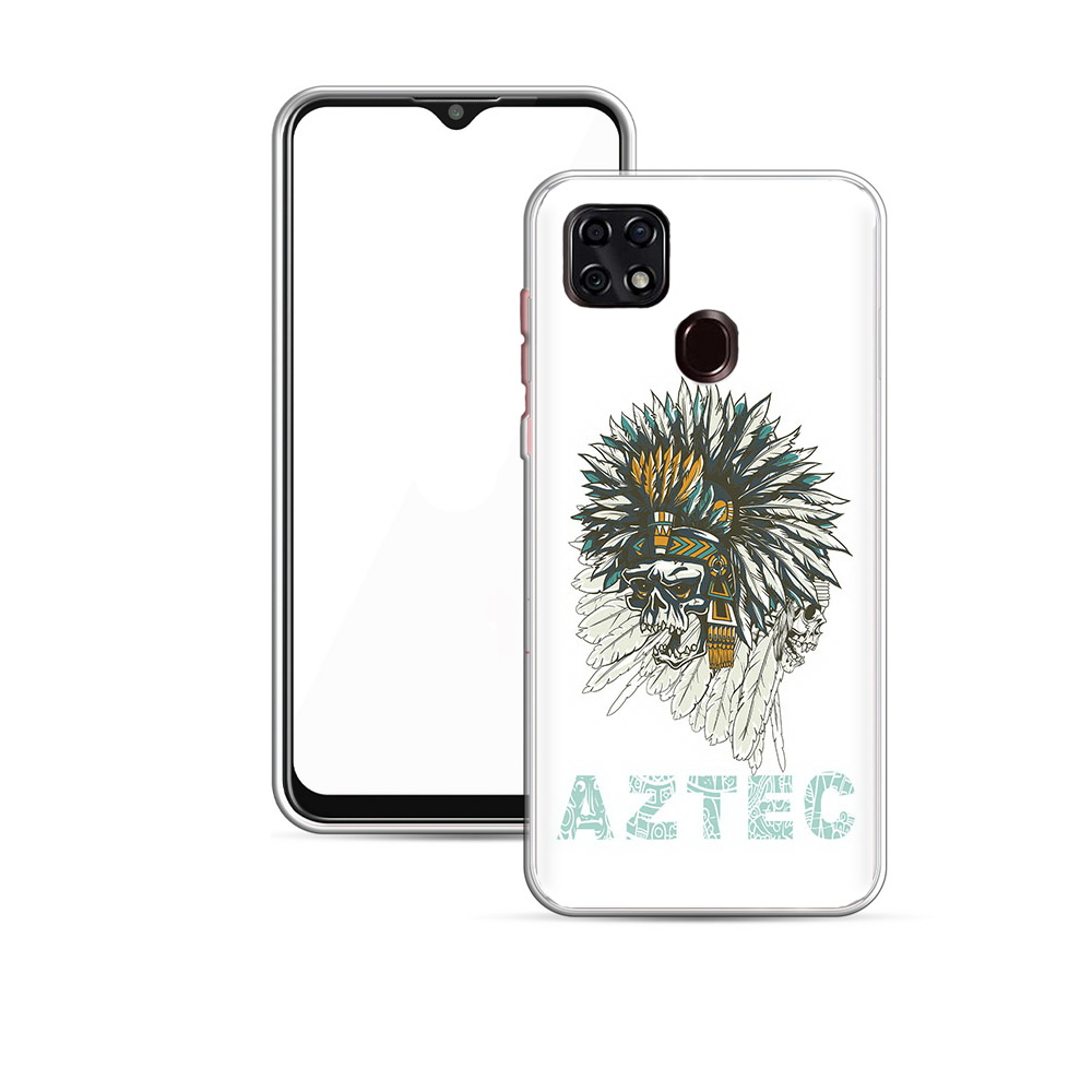 

Чехол MyPads Tocco для ZTE V2020 скелет индеец (PT226946.457.602), Прозрачный, Tocco