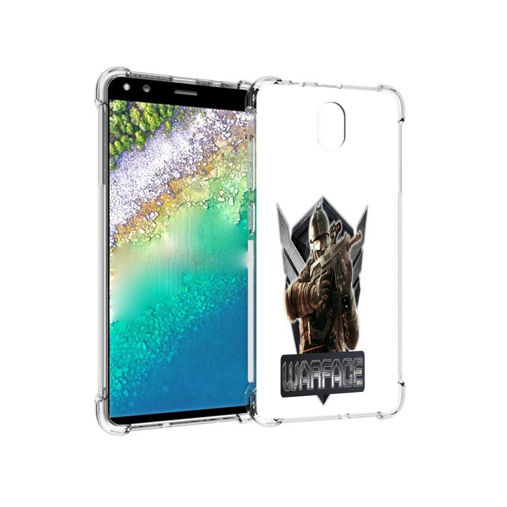 

Чехол MyPads Tocco для Nokia C01 Plus игра про войну (PT161800.114.374), Прозрачный, Tocco