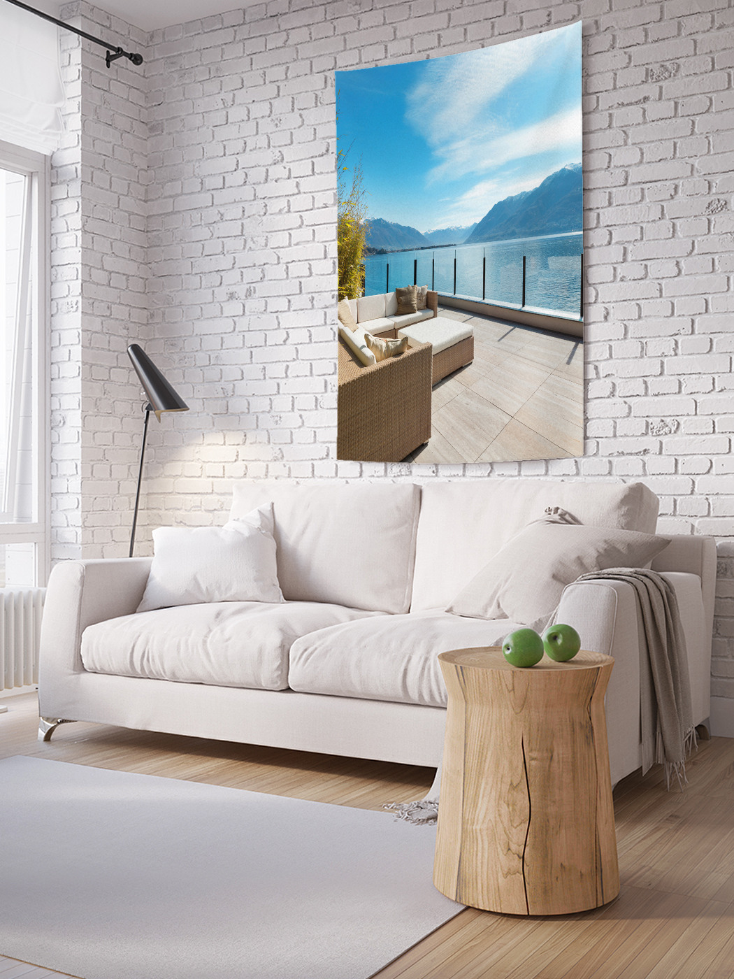 

Вертикальное фотопанно на стену JoyArty Отдых на террасе 150x200 см, Отдых на террасе