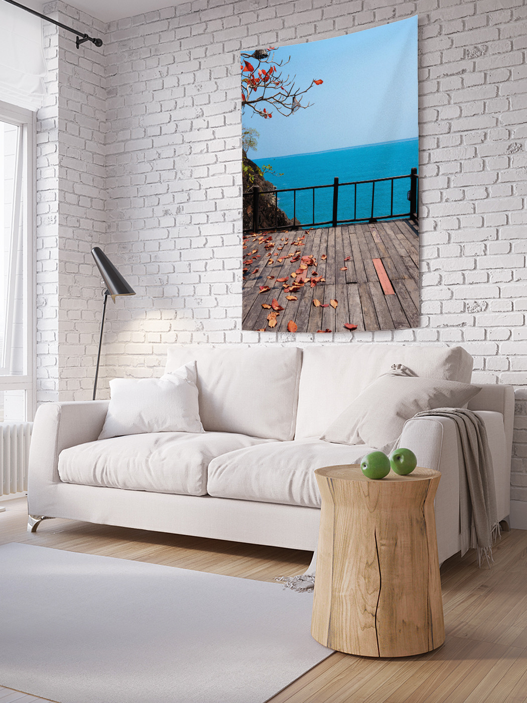 

Вертикальное фотопанно на стену JoyArty Осенняя терраса 150x200 см, Осенняя терраса