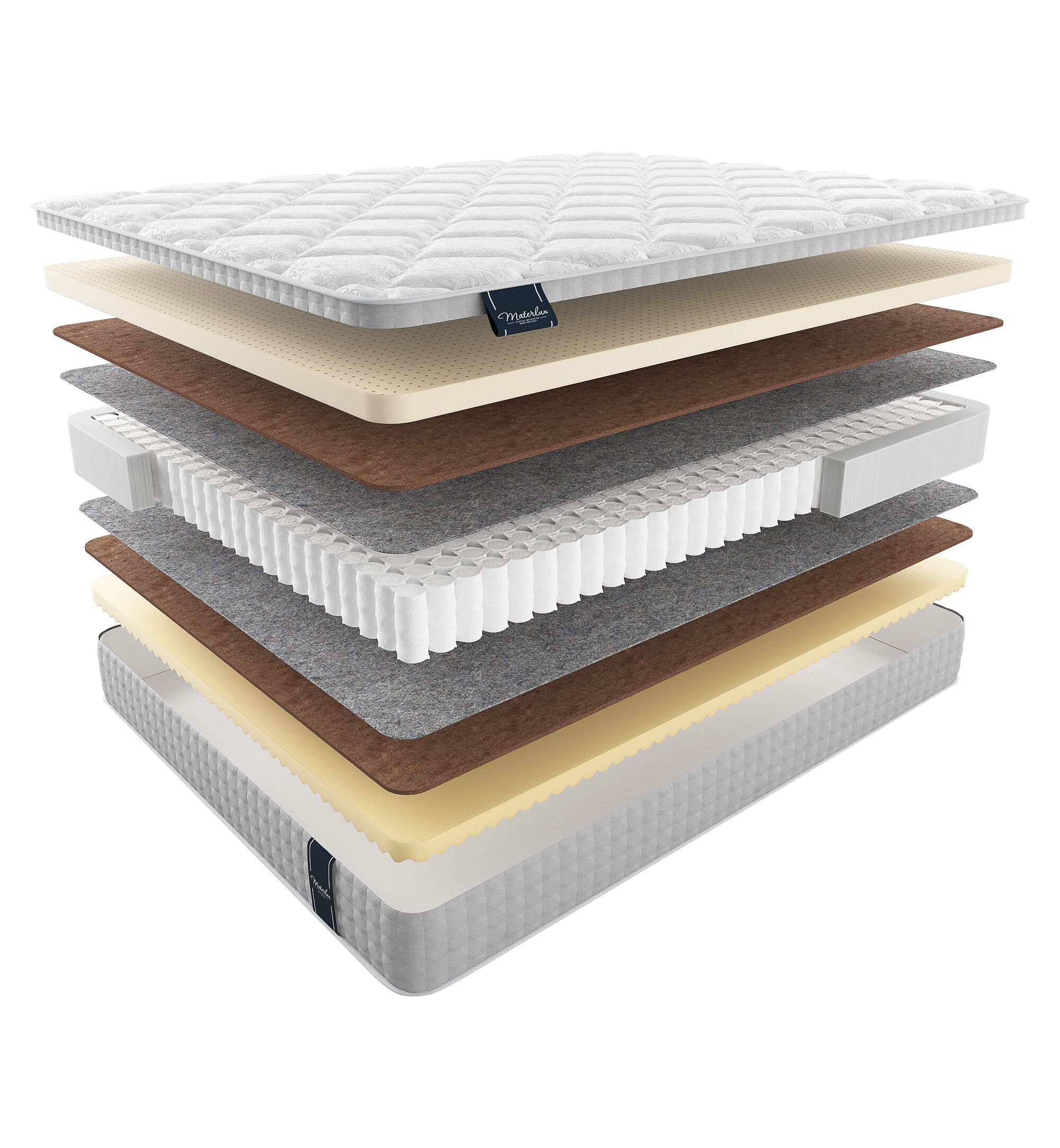 

Матрас Materlux Premium Magia 95х190, Бежевый;белый;серый;серебристый, Magia