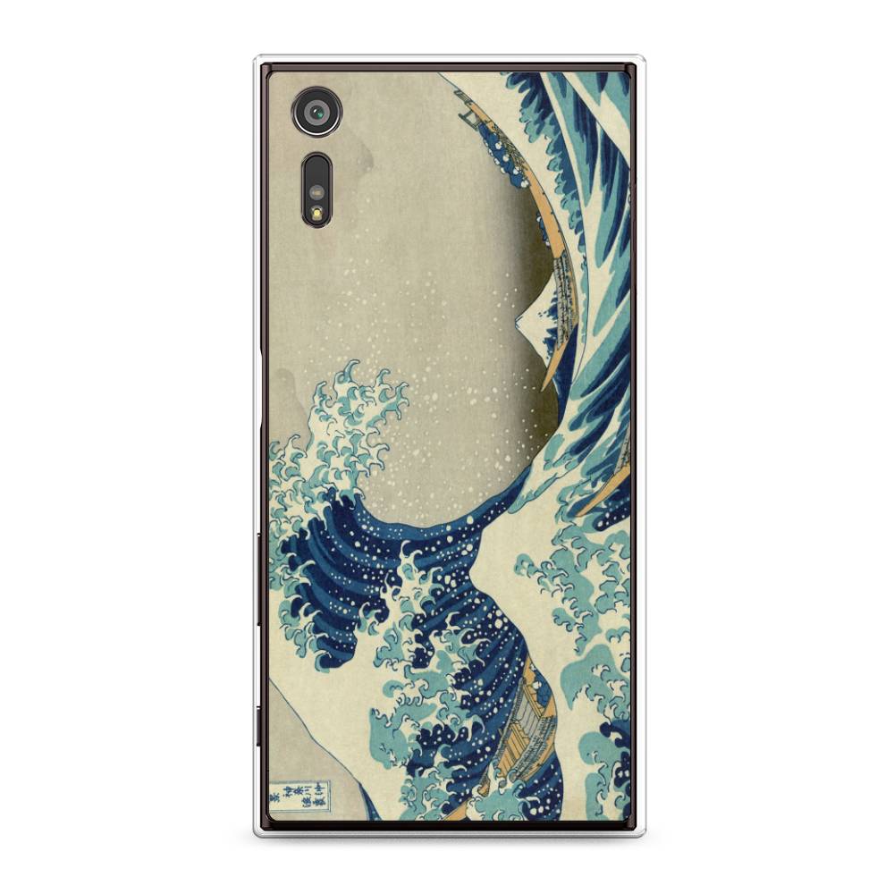 

Чехол Awog на Sony Xperia XZ "Большая волна в Канагаве", Разноцветный, 51450-9