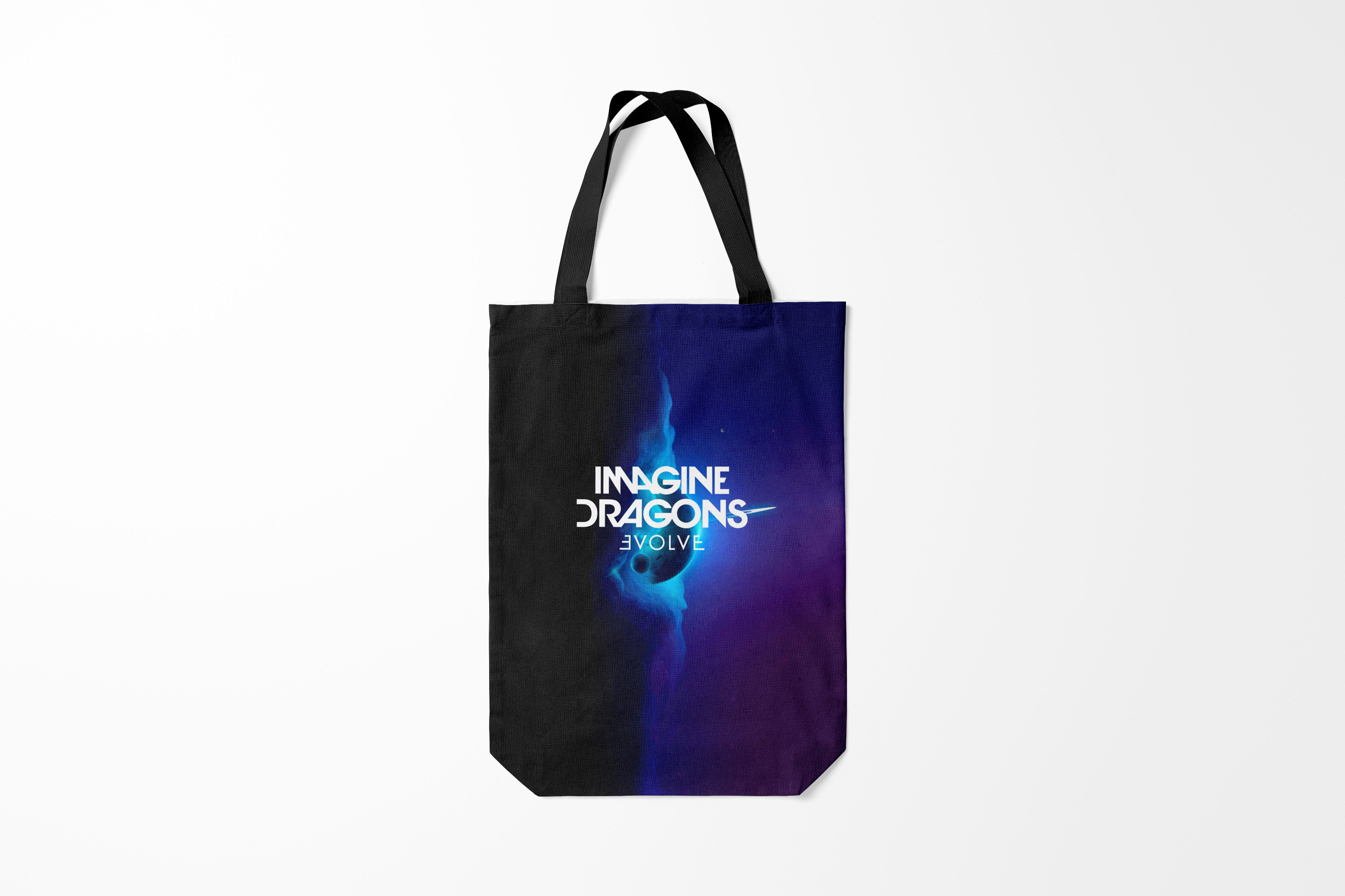 

Сумка шoппер унисекс Burnettie Imagine Dragons, синий, Разноцветный, Imagine Dragons