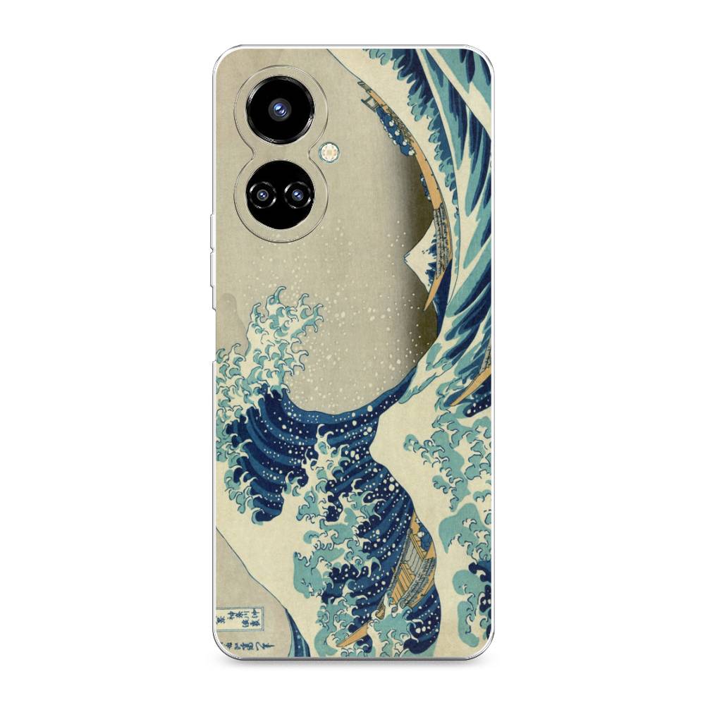 

Чехол Awog на Tecno Camon 19/19 Pro 4G "Большая волна в Канагаве", Разноцветный, 301650-9