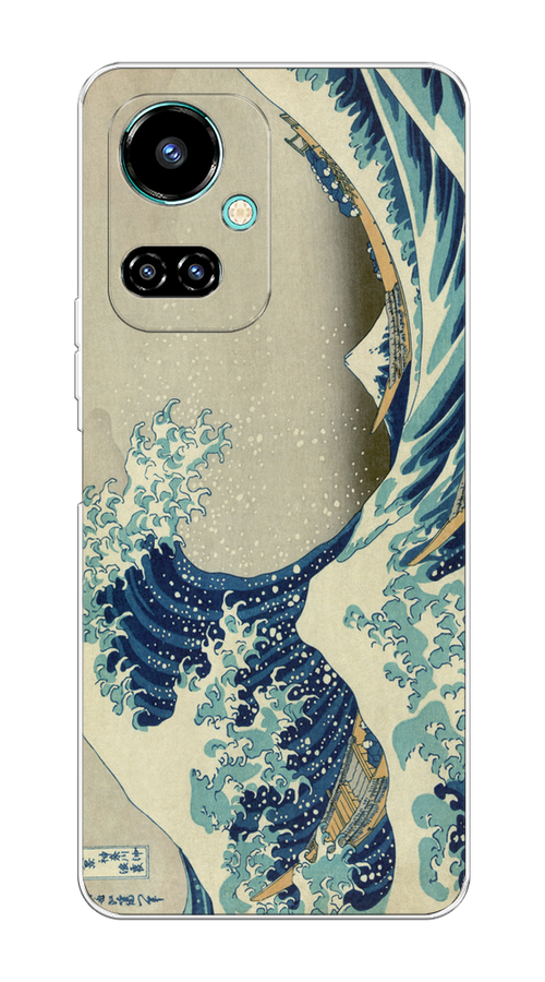 

Чехол Awog на Tecno Camon 19/19 Pro 4G "Большая волна в Канагаве", Разноцветный, 302250-9