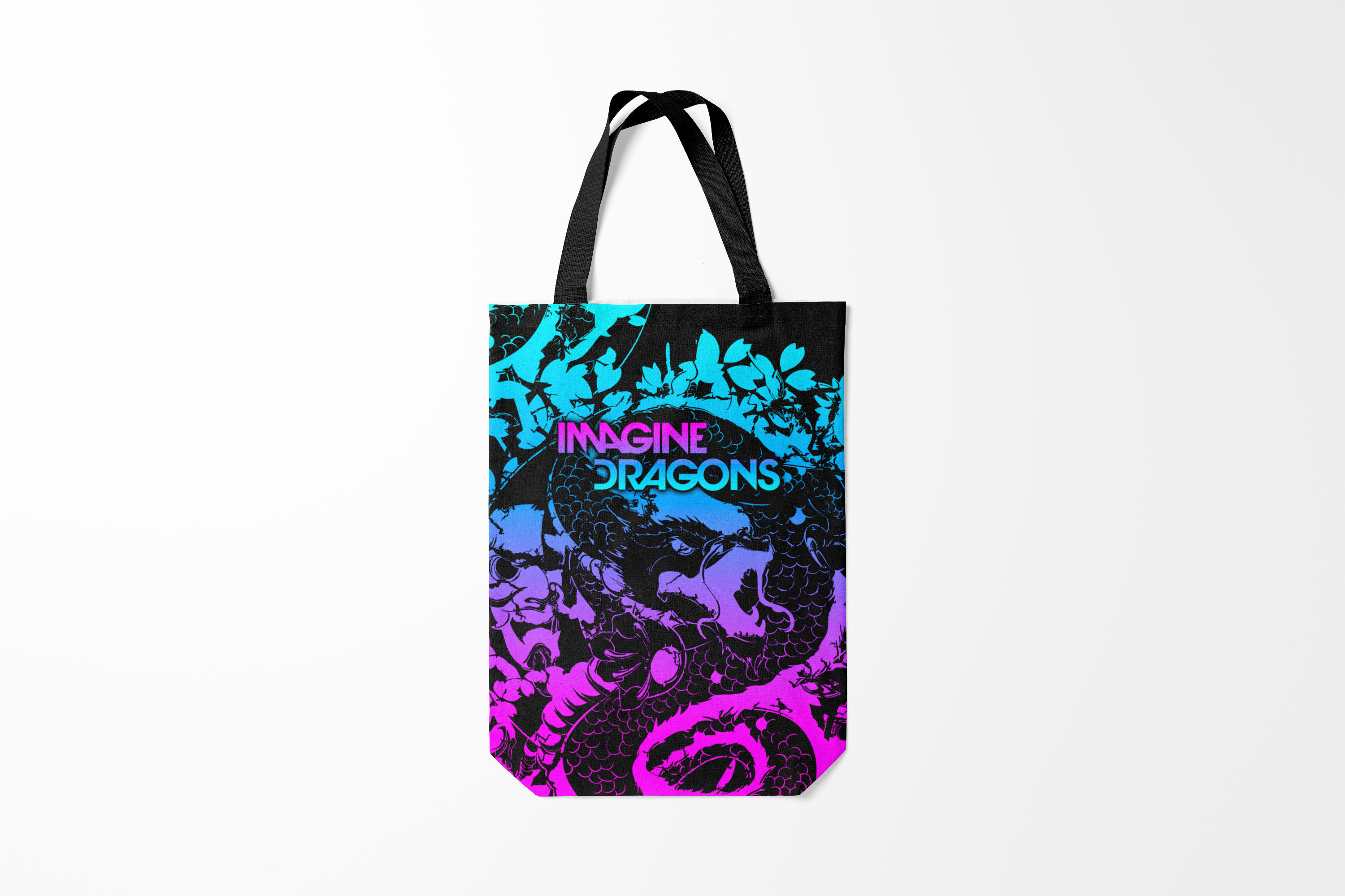 

Сумка шoппер унисекс Burnettie Imagine Dragons Believer, черный, Imagine Dragons Believer