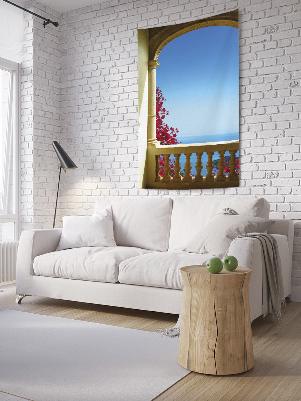 

Вертикальное фотопанно на стену JoyArty Терраса в стиле прованс 150x200 см, Терраса в стиле прованс