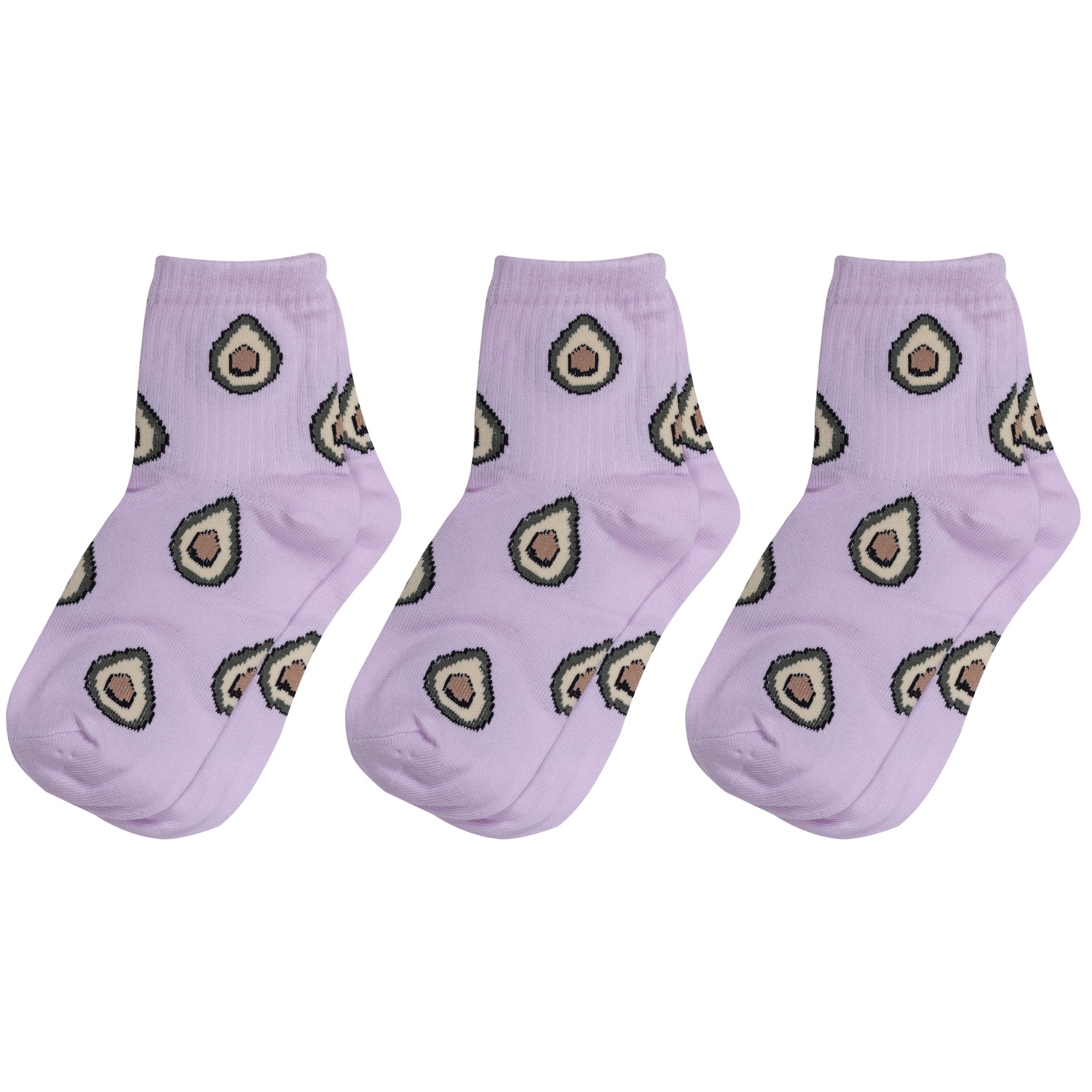 Носки для девочек Альтаир 3-А223 цв. фиолетовый; зеленый; бежевый; коричневый р. 20-22