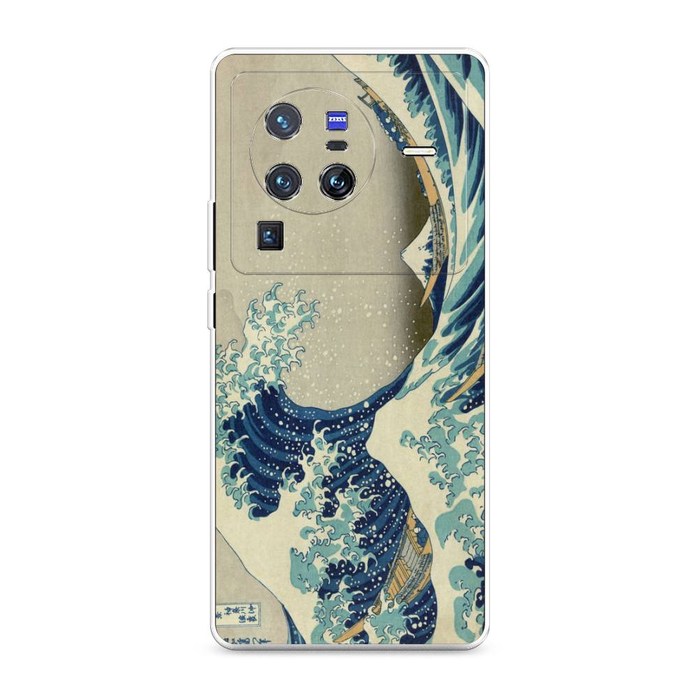

Чехол Awog на Vivo X80 Pro "Большая волна в Канагаве", Разноцветный, 266650-9