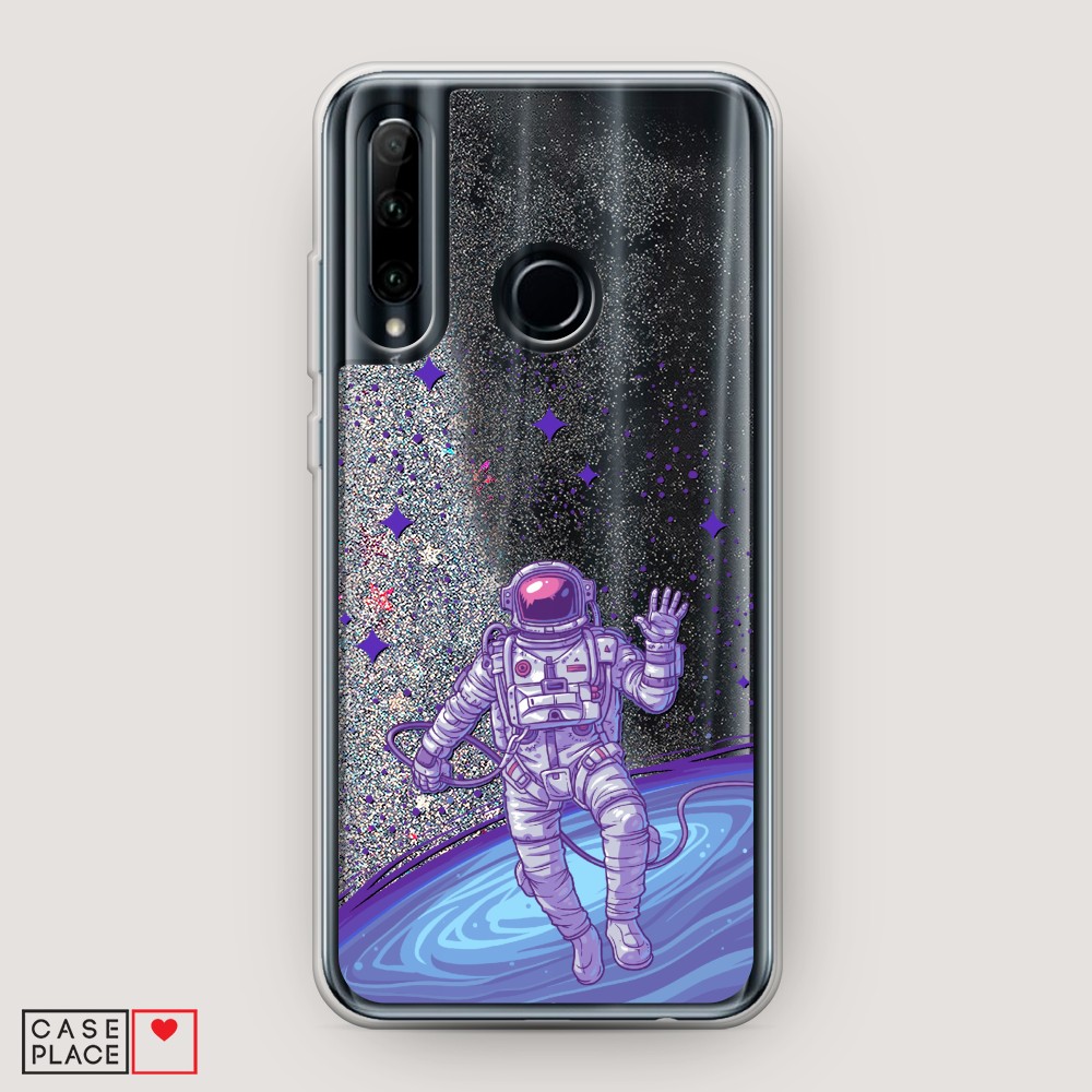 Чехол Awog  на  Honor 10i Космонавт в открытом космосе