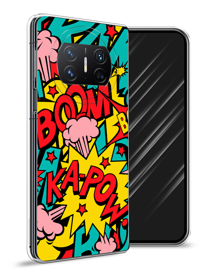 

Чехол Awog на Huawei Mate X3 "Постер pop art", Бирюзовый;желтый;красный, 6122450-1