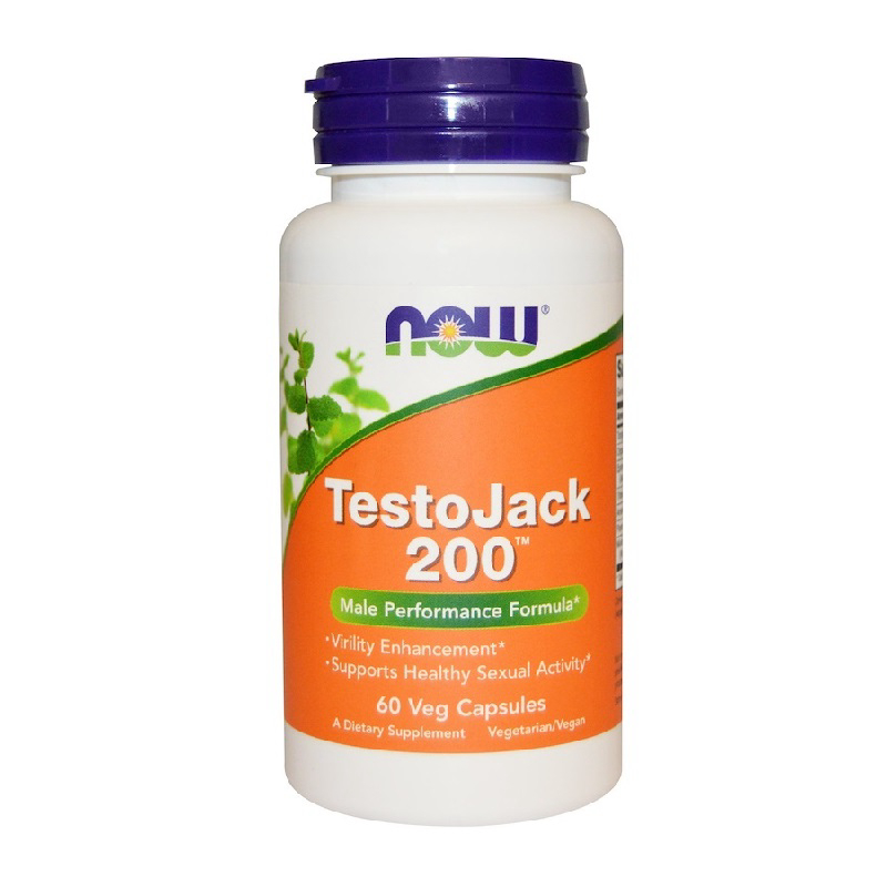 Купить Многокомпонентный препарат NOW TestoJack 200 60 капс. натуральный, США
