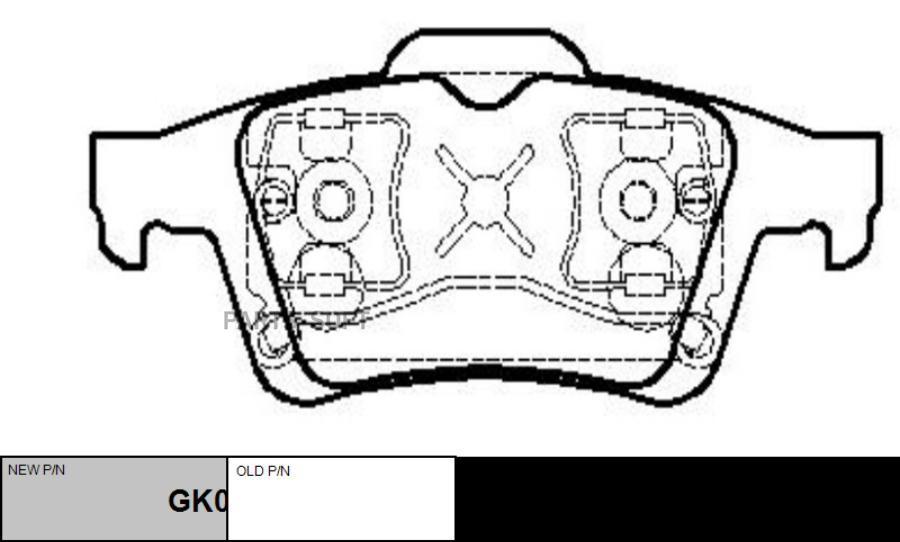 

Колодки зад. FORD Focus (II),Focus (III)),Focus C-MAXMAZDA 3 CTR CKMZ-8 CTR
