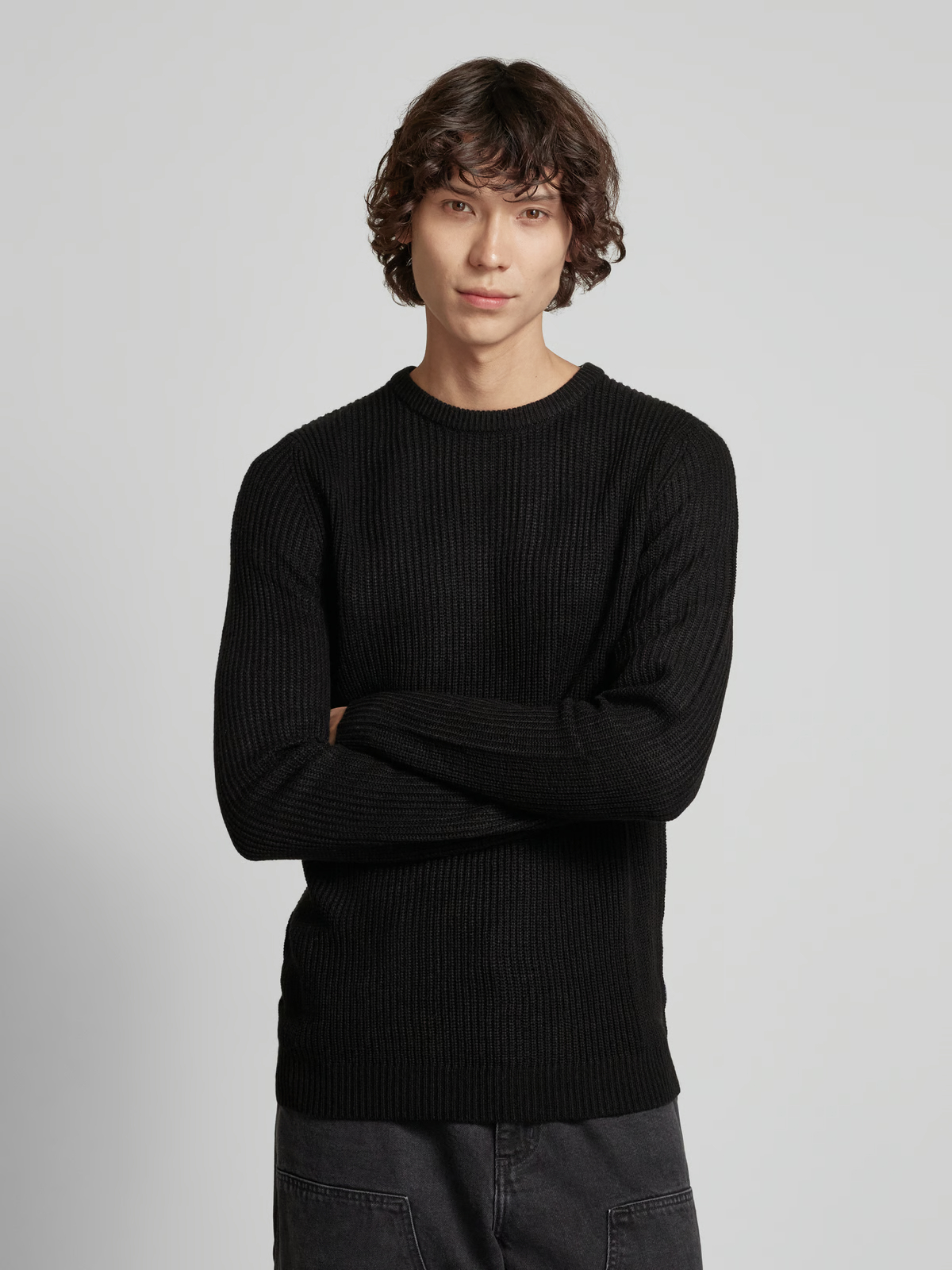 

Джемпер мужской Jack & Jones Lewis 12257480 черный M, Lewis