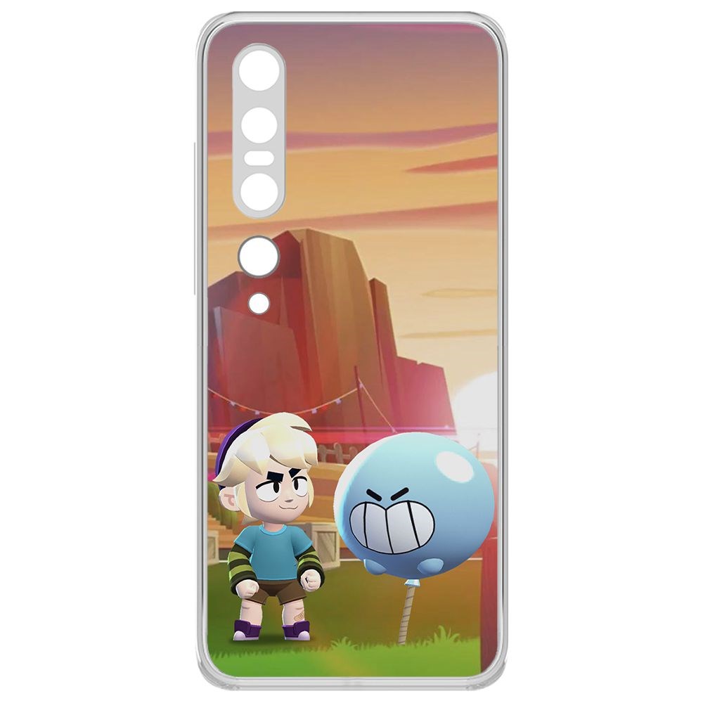 

Чехол-накладка Brawl Stars-Гас для Xiaomi Mi 10, Прозрачный