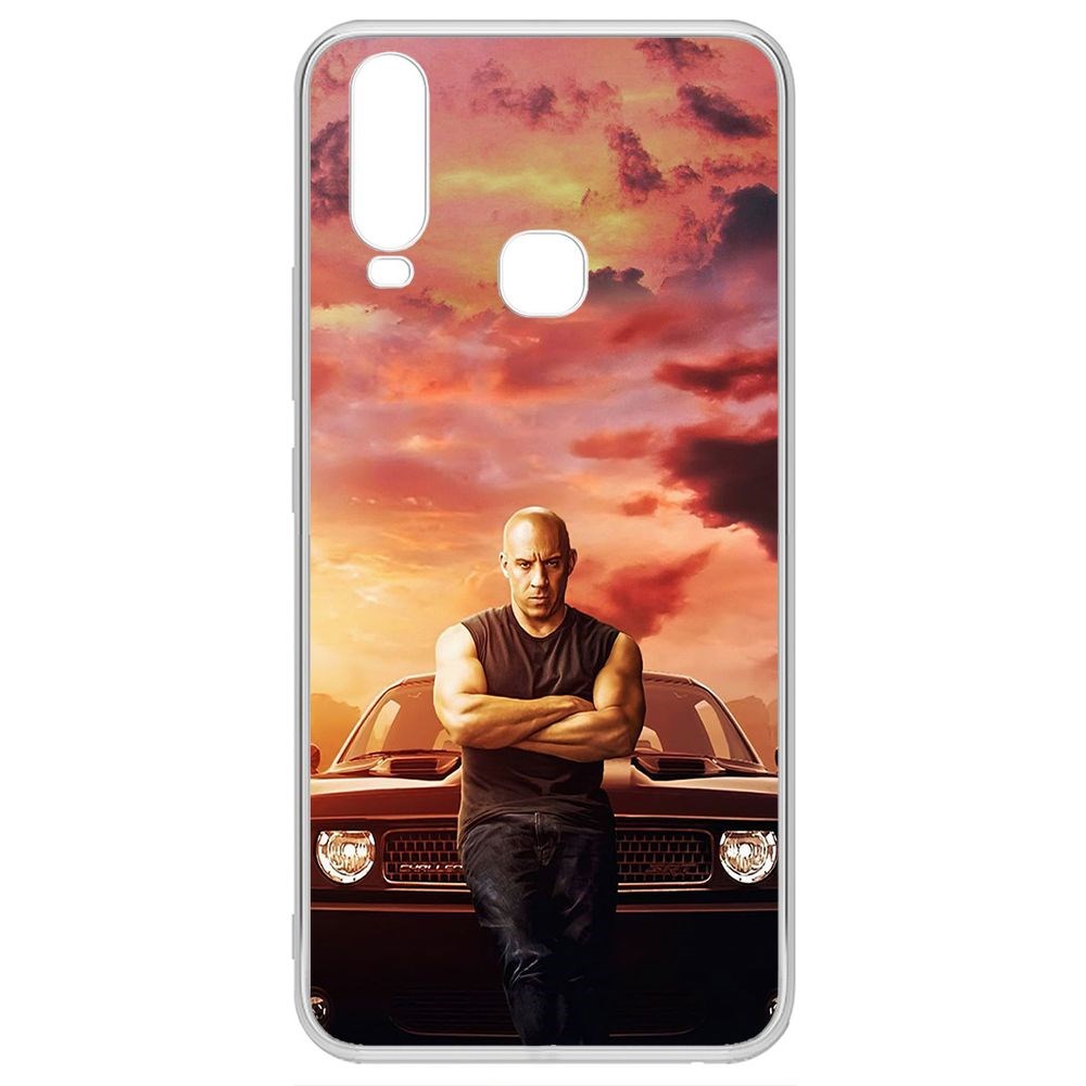

Чехол-накладка Krutoff Clear Case Форсаж. Доминик Торетто для Vivo Y17, Прозрачный