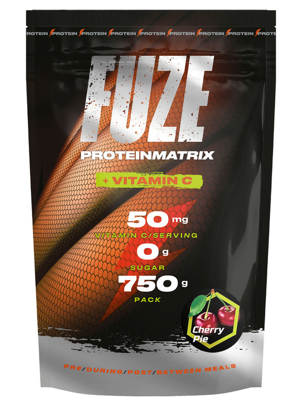 Протеин 4uze Protein + Vitamin C, 750 г, вишневый пирог