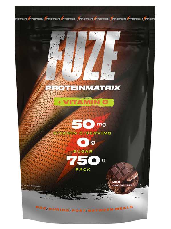 Протеин 4uze Protein + Vitamin C, 750 г, молочный шоколад