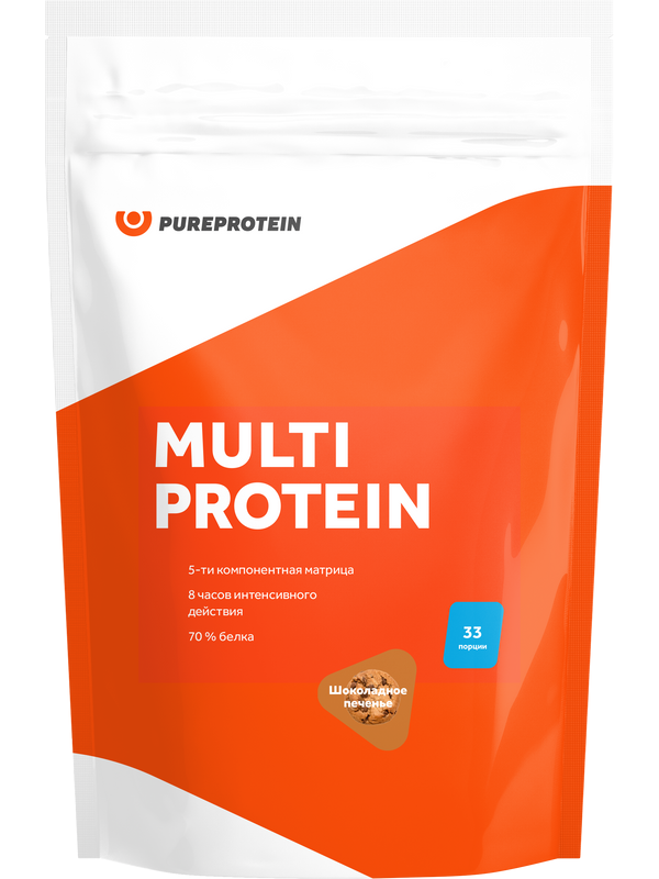 Протеин PureProtein Multi Protein, 1000 г, шоколадное печенье