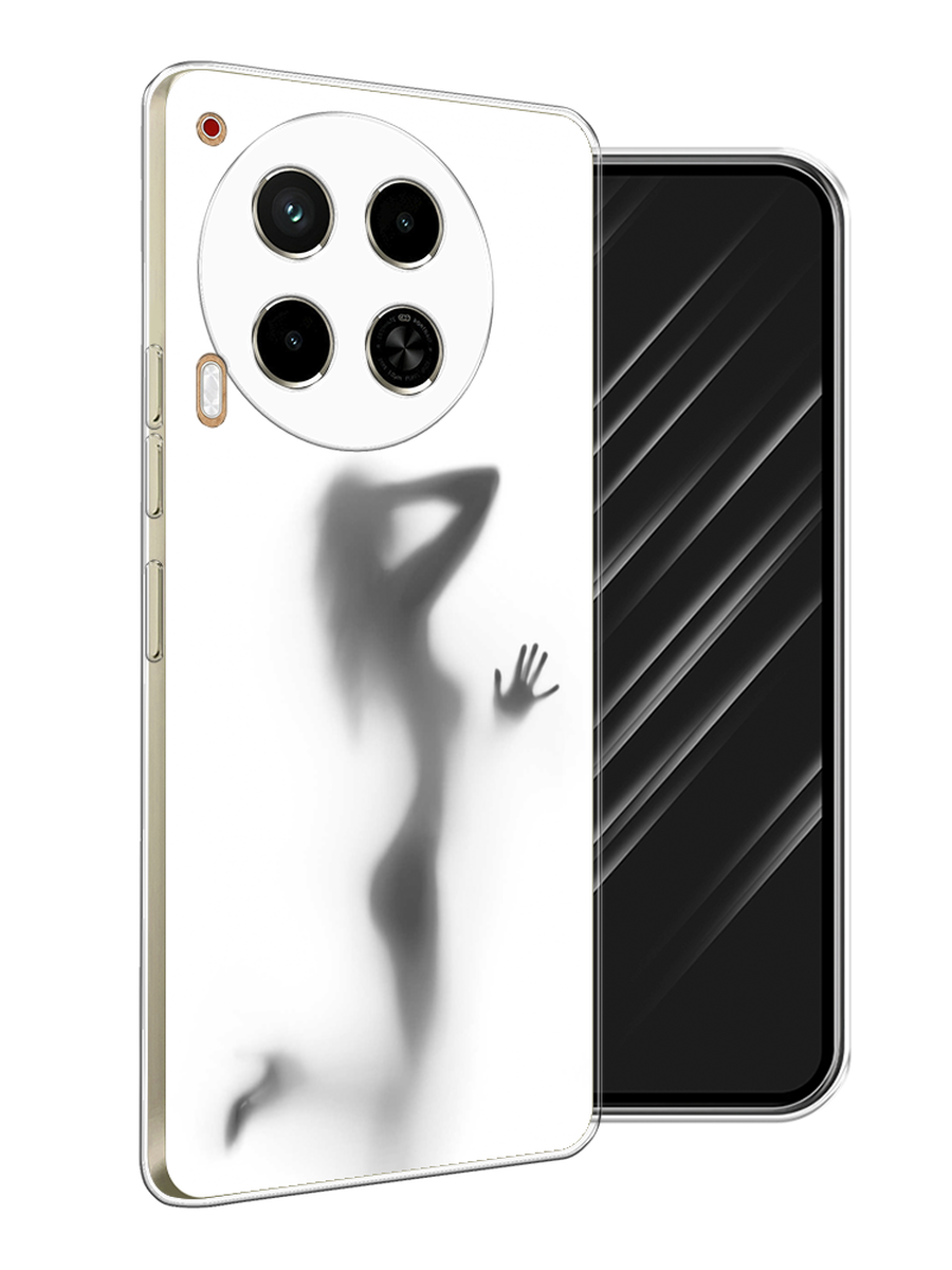 

Чехол Awog на Tecno Camon 30 4G "Стекло в душе", Белый;серый;черный, 305650-1