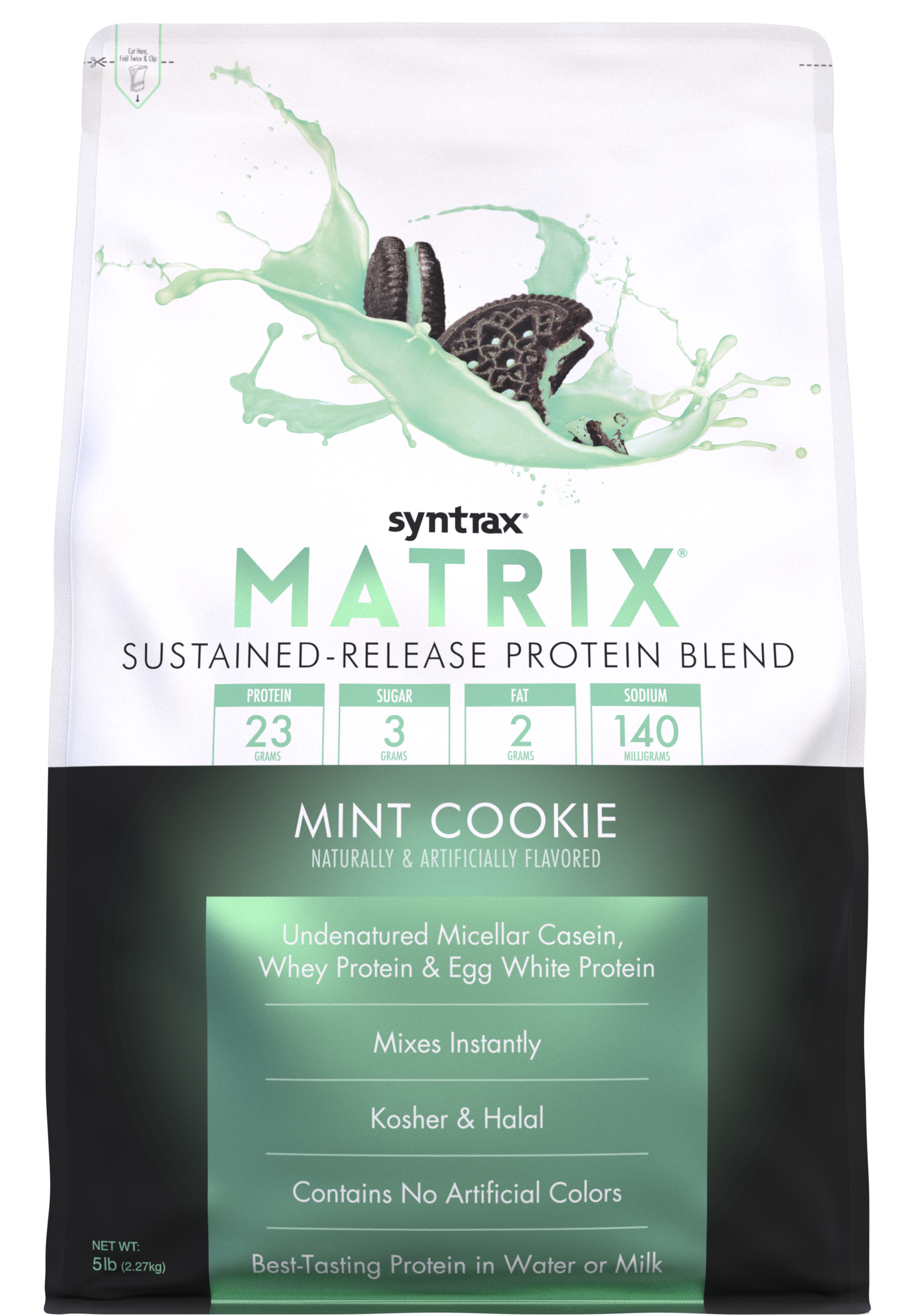 Протеин Syntrax Matrix 5.0, 2270 г, mint cookie